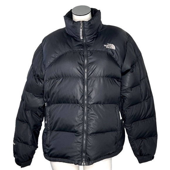 THE NORTH FACE Retro 1996 Black Nuptse 700 Down Puffer Jacket Coat Women's XL - Picture 2 of 16